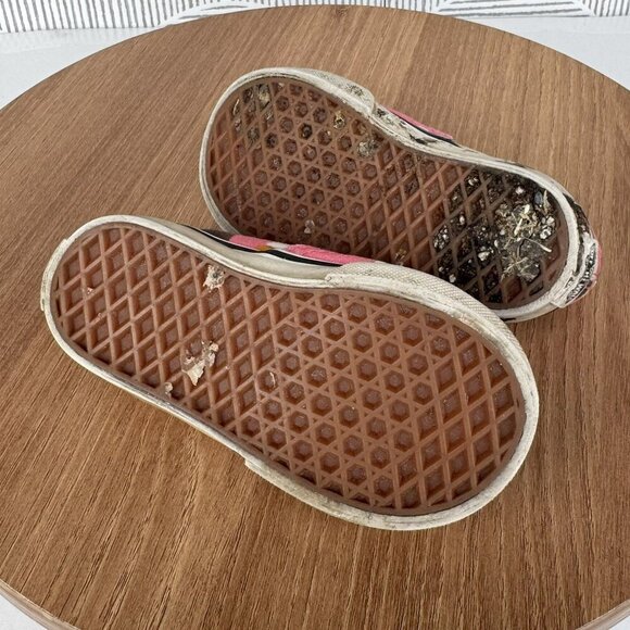 Lucky Brand & Vans Baby Shoe Lot Gold Moc Bow & V Pink Cupcake‎ Sneakers Size 4C - Picture 4 of 16